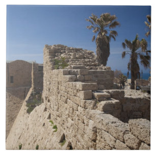 Carreau Ruines de Césarée, port construit par Hérode le Gr