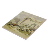 Carreau Ruines du portique oriental du temple du Baal (Côté)