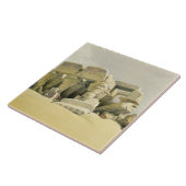 Carreau Ruines du temple de Kom Ombo, de "Egypte et N (Côté)