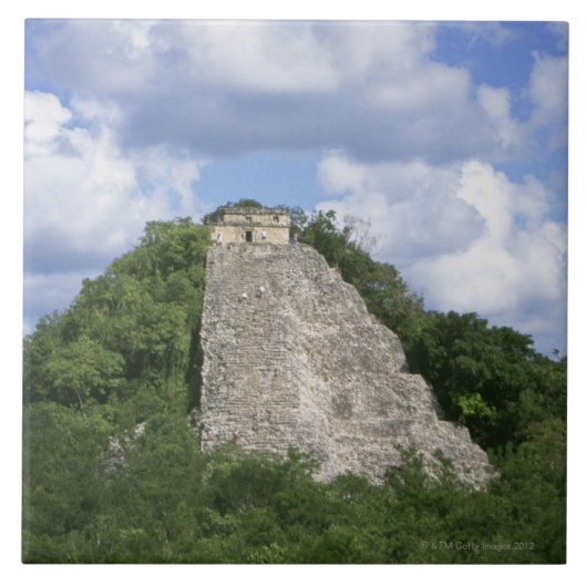 Carreau Ruines maya de Coba, péninsule du Yucatan, Mexique (Devant)