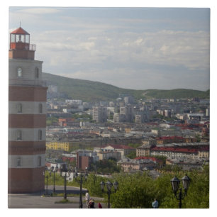 Carreau Russie, Mourmansk. Plus grande ville au nord de