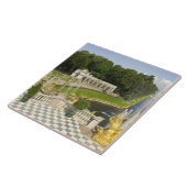 Carreau Russie. Petrodvorets. Palais de Peterhof. Pierre l (Côté)
