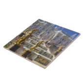 Carreau Russie, Saint-Pétersbourg, La Grande Cascade, (Côté)