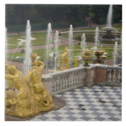 Carreau Russie, Saint-Pétersbourg, Peterhoff (alias (Devant)