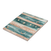 Carreau Rustic Celestial Stripe Moon Sun Earthy (9) (Côté)