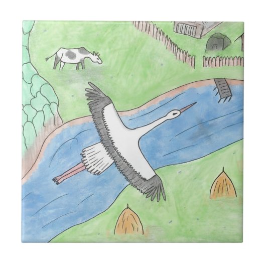 Carreau "Rustic motifs" (Devant)