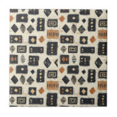 Carreau Rustic Mudcloth Geometric Pattern (2) (Devant)