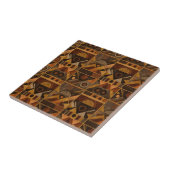 Carreau Rustic Southwestern Stripe Pattern (4) (Côté)