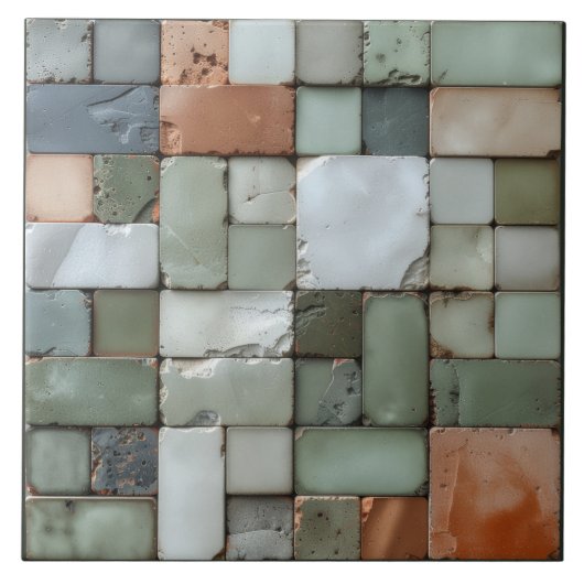 Carreau Rustic Tile Mosaic ID1187a (Devant)