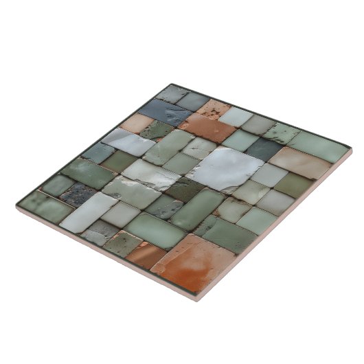 Carreau Rustic Tile Mosaic ID1187a (Côté)