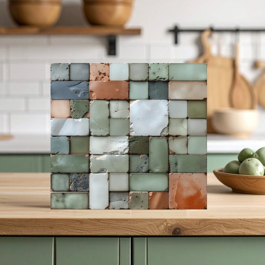 Carreau Rustic Tile Mosaic ID1187a