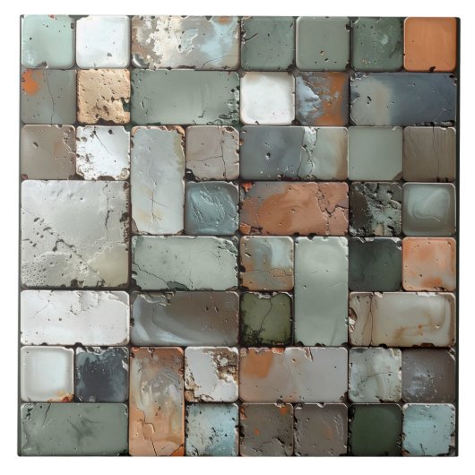Carreau Rustic Tile Mosaic ID1187c (Devant)