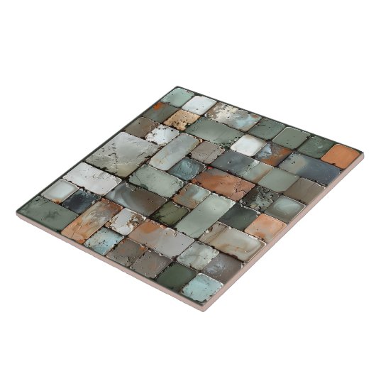 Carreau Rustic Tile Mosaic ID1187c (Côté)