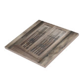 Carreau Rustic Western Pays Arme à feu Armoire fusils (Côté)