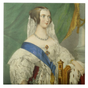 Carreau Sa majesté plus aimable, la Reine Victoria