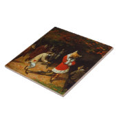 Carreau Sa Majesté reçoit (par William Holbrook Beard) (Côté)