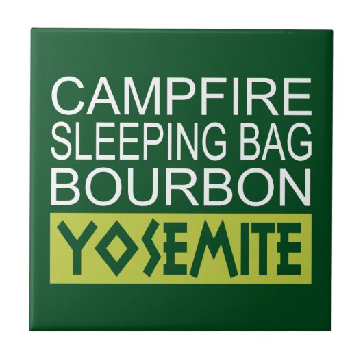 Carreau Sac couché de feu Bourbon Yosemite (Devant)