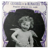 Carreau Sad Cherub Angel Print (Devant)