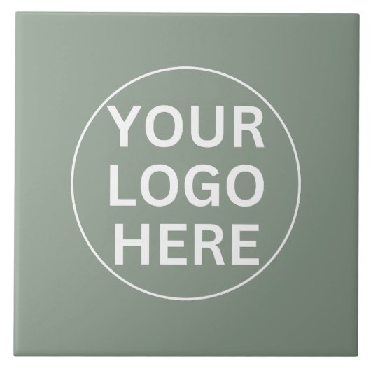 Carreau Sage Green Logo l Minimal Clean Professional (Devant)