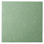 Carreau Sage Vert Cracké Glaze Simple Texture Moderne (Devant)