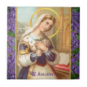 Carreau Saint-Adélaïde, impératrice romaine (LT 03) (Devant)