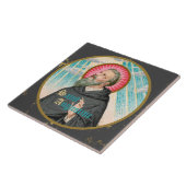 Carreau Saint Augustin d'Hippo (SAU 047 ; détail) (Côté)