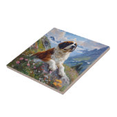 Carreau Saint Bernard Champ Fleur sauvage Pittoresque (Côté)