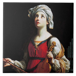 Carreau Saint Cecilia (Sainte-Cécile), Guido Reni