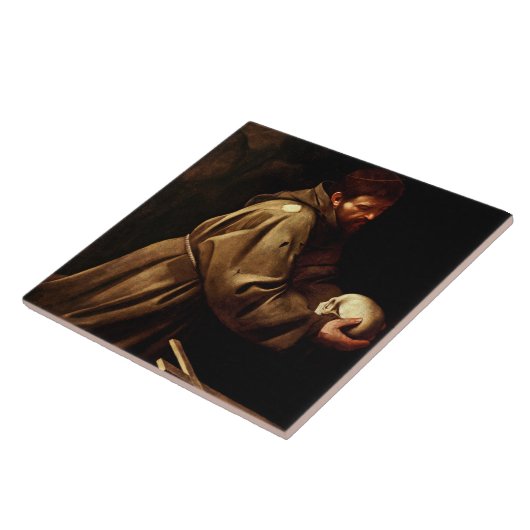 Carreau Saint François dans la prière (chrétienne) (Carava (Côté)