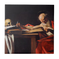 Saint Jérôme Écriture par Michelangelo Caravaggio