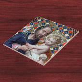 Carreau Saint Joseph et l'enfant du Christ (DPT 002)