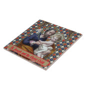 Carreau Saint Joseph et l'enfant du Christ (DPT 002) (Côté)