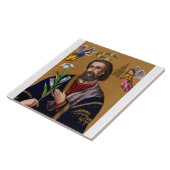 Carreau Saint Joseph Guardian de la Sainte Famille (Côté)