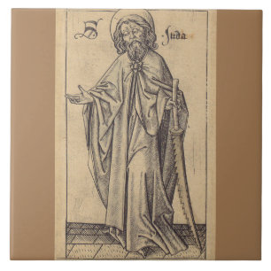 Carreau Saint Jude Thaddée l'Apôtre et frère de Jésus