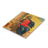 Carreau Saint Marc l'icône évangélique orthodoxe (Côté)