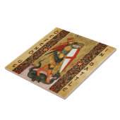 Carreau Saint Michael Archangel et Dragon Sienese (Côté)