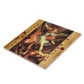 Carreau Saint Michel le Parchemin de l'Archange (Côté)