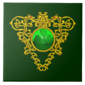 CARREAU SAINT PATRICK'S CELTIC HEART, SHAMROCK (Devant)