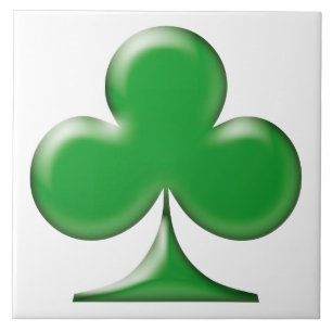 Carreau Saint Patrick's Day Irlandais Green Clover Shamroc