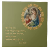 Carreau Saint Raphaël l'Archange (M 012) (Devant)