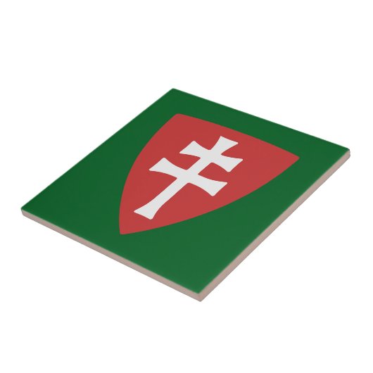 Carreau saint stephen croix hongroise symbole hongrie roi (Côté)