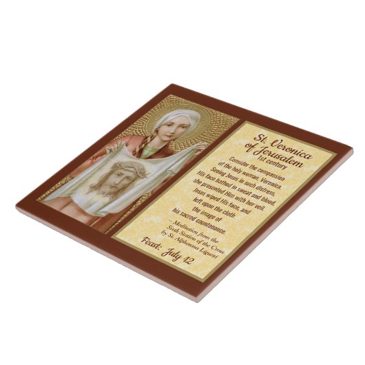 Carreau Saint-Veronica de Jérusalem (JM 60) (Côté)