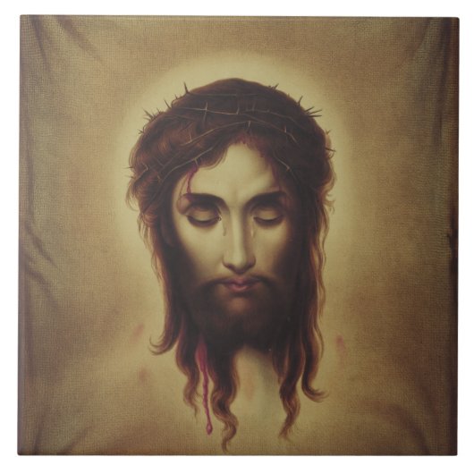 Carreau Saint visage de Jésus-Christ (Devant)