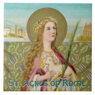 Carreau Sainte Agnès de Rome (BC 01)