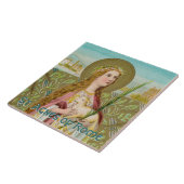 Carreau Sainte Agnès de Rome (BC 01) (Côté)