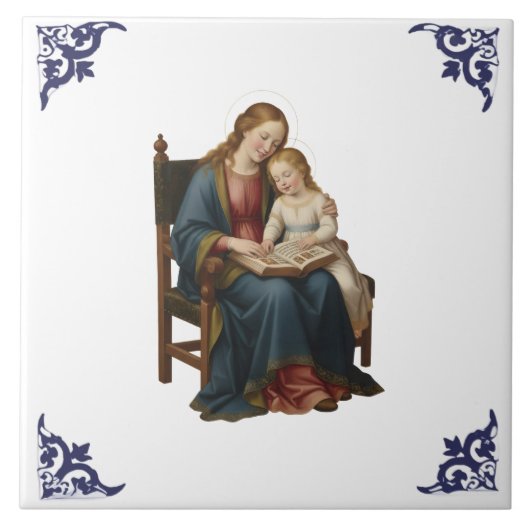 Carreau Sainte Anne enseignant à Marie Religieuse (Devant)