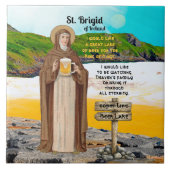 Carreau Sainte Brigitte d'Irlande et son lac de bière (Devant)