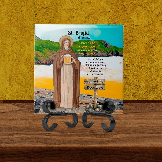 Carreau Sainte Brigitte d'Irlande et son lac de bière