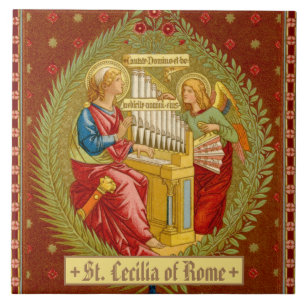 Carreau Sainte Cécile de Rome (SNV 36)