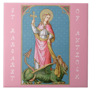 Carreau Sainte Marguerite d'Antioche (SAU 038)